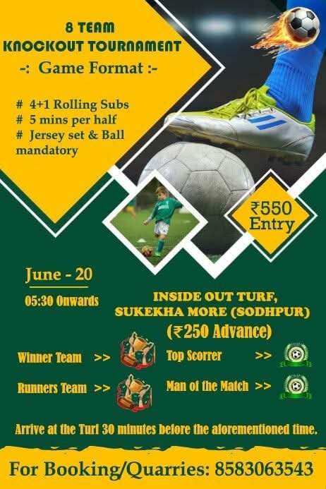 Knockout Football Tournament