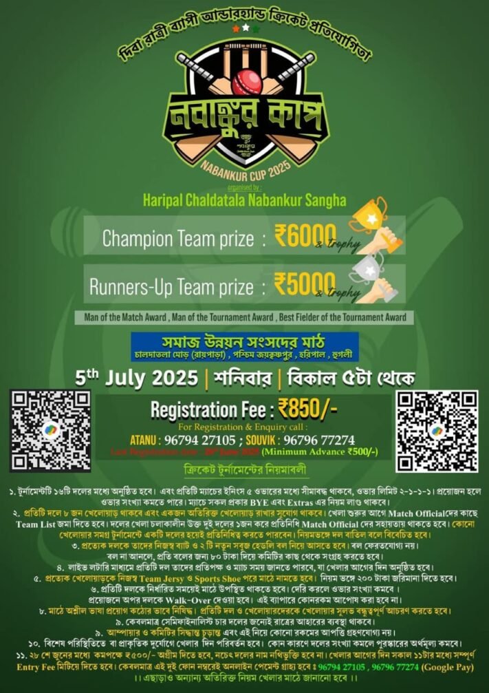 Underhand Cricket Tournament